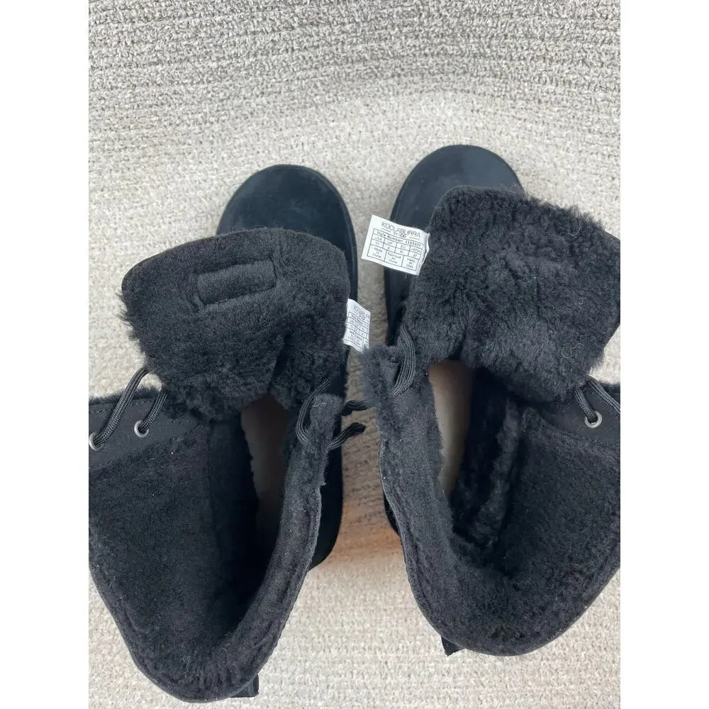 KOOLABURRA by Ugg Advay Women's 10 Tall Boots Furry Warm Winter Combat